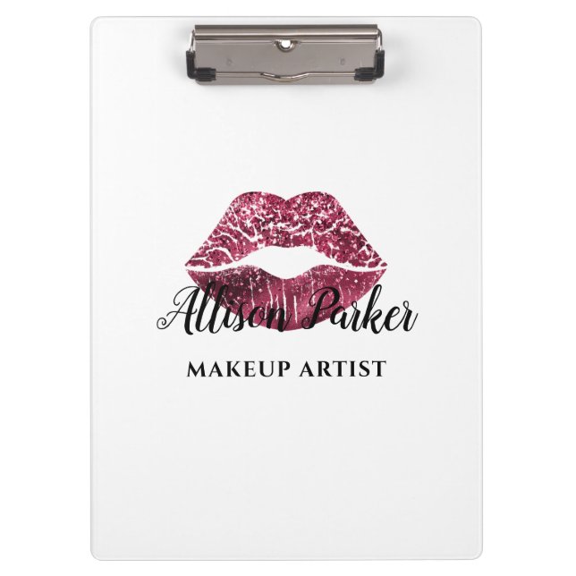 Pranchetas Artista de maquiagem de Lábios vermelhos legantes (Frente)