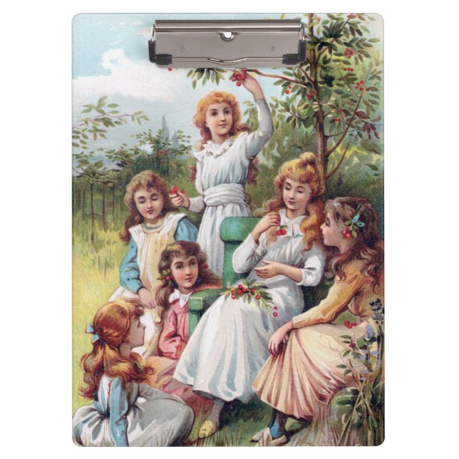 Pranchetas ~ ARTISTA EVELYN S HARDY ~ Um Monte de Cerejas ~ (Frente)