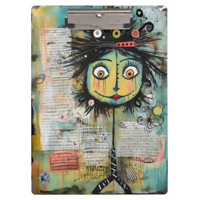 Pranchetas ArtLady 16 Encantada e angustiada (Frente)