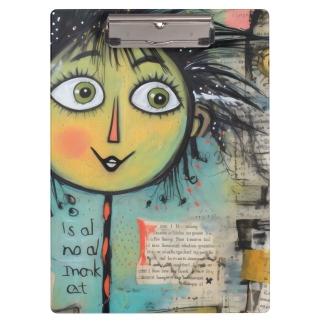 Pranchetas ArtLady 17 Encantada e angustiada (Frente)