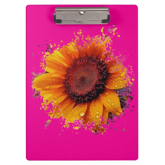 Pranchetas Artsy Sunflower (Frente)