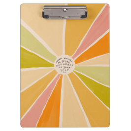 Pranchetas As Palavras Importam. Então Fale Palavras Bons Par