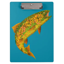 Pranchetas Aspen Leaf Rainbow Trout 2