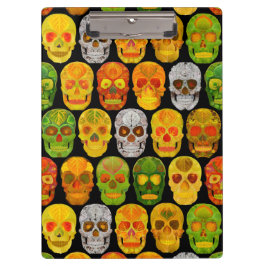 Pranchetas Aspen Leaf Skulls padrão sem falhas 2018