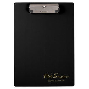 Pranchetas Assinatura Elegante de Script de Negócio