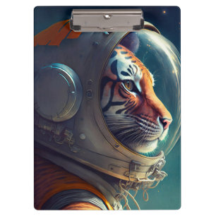 Pranchetas Astronauta de Tigre Adorável