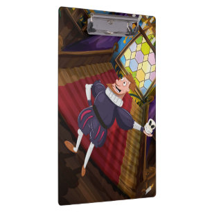 Pranchetas Ator de Cartoon Shakespeare.