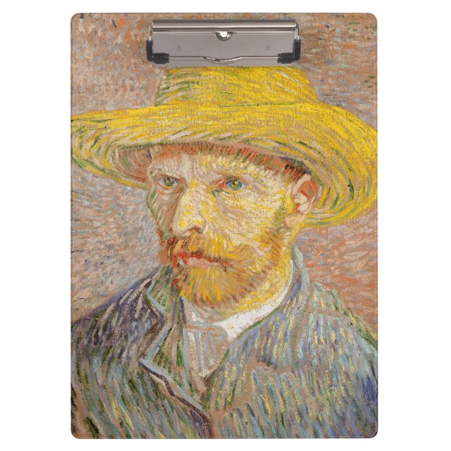 Pranchetas Autorretrato de Vincent Van Gogh com Chapéu de Pal (Frente)