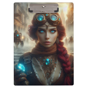 Pranchetas Aventura Steampunk com Olhos Azuis