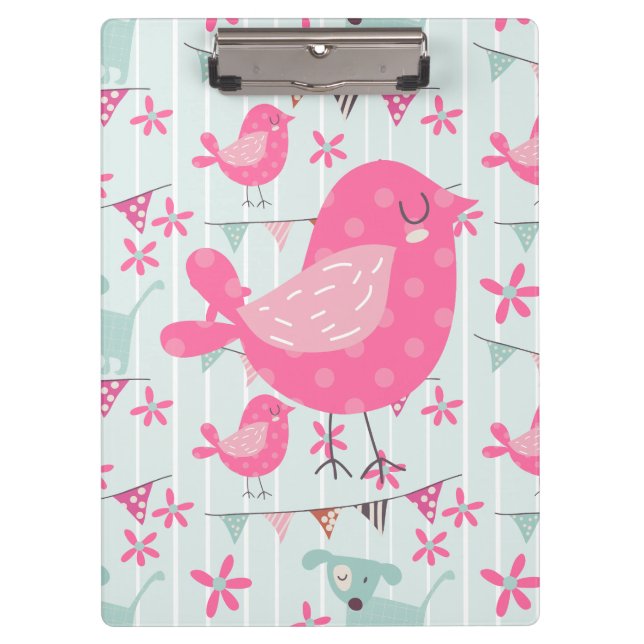 Pranchetas Aves, Cães, Bandeiras, Flores (Frente)