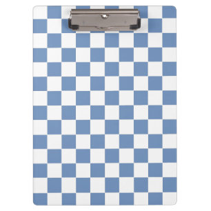 Pranchetas Azul/Cinza e branco verificados