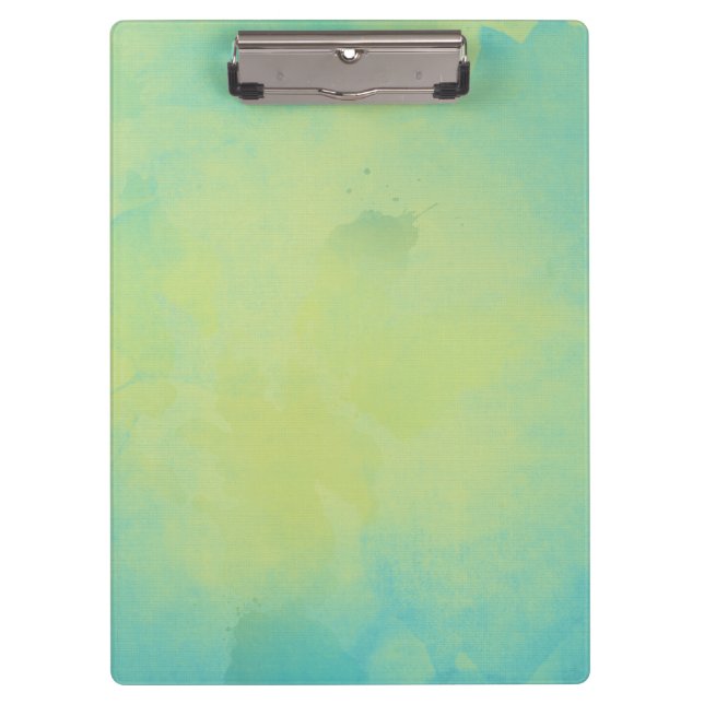 Pranchetas Azul E Verde De Aquarela (Frente)