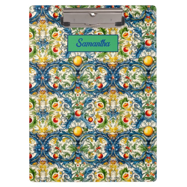 Pranchetas Azulejos de citrinos do Mediterrâneo siciliano (Frente)