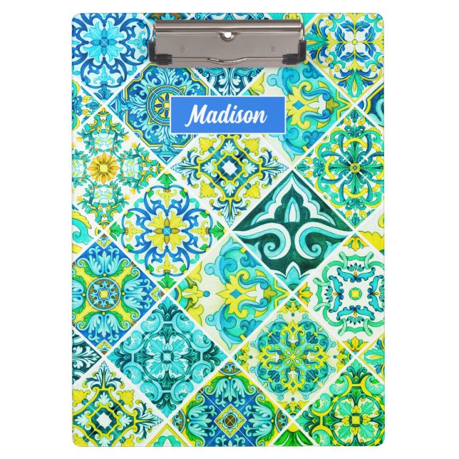 Pranchetas Azulejos do Mediterrâneo siciliano (Frente)