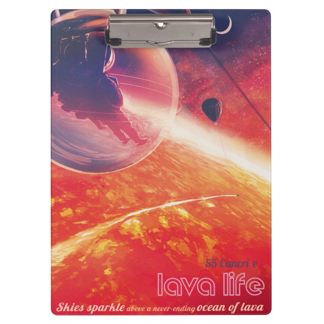 Pranchetas Balão de ar quente extremo na paisagem vulcânica (Frente)