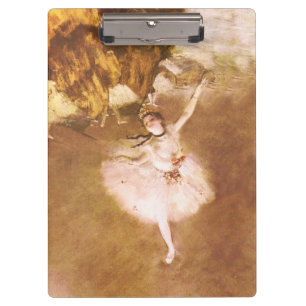 Pranchetas Balé Dancer Degas Star Painting