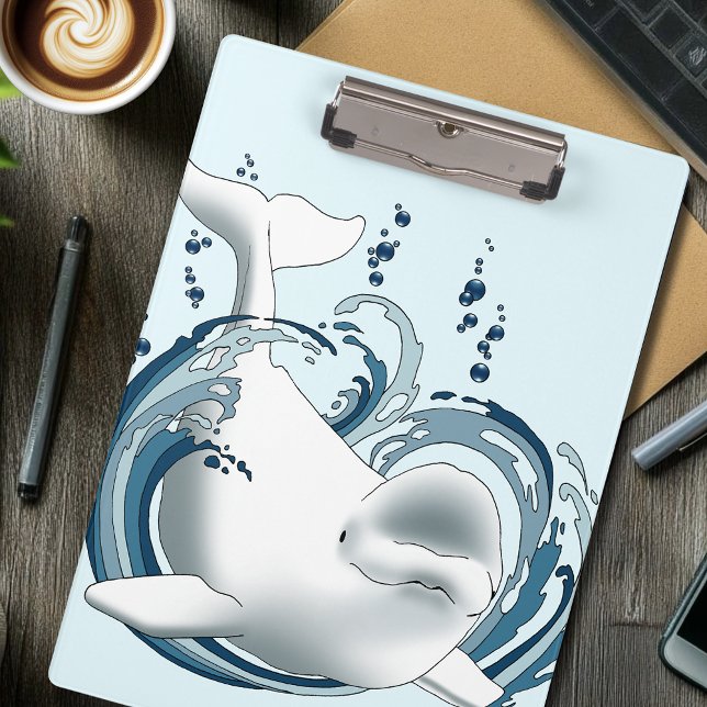 Pranchetas Baleia Beluga Azul (Criador carregado)