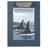 Baleias #1 da orca - ilha de Bainbridge,