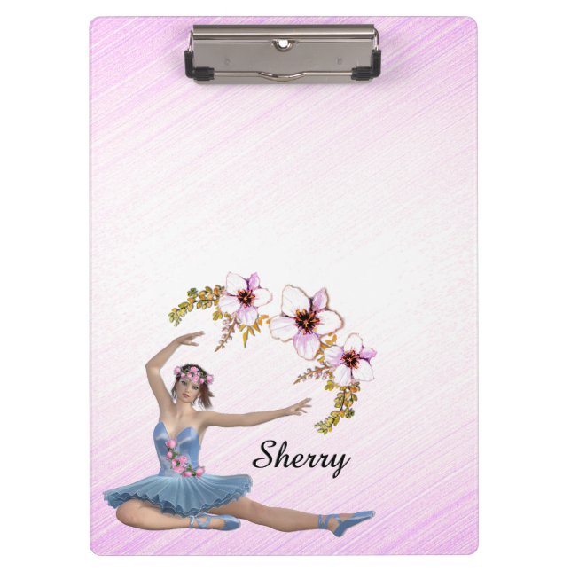 Pranchetas Ballerina em Blue Personal Pimk (Frente)