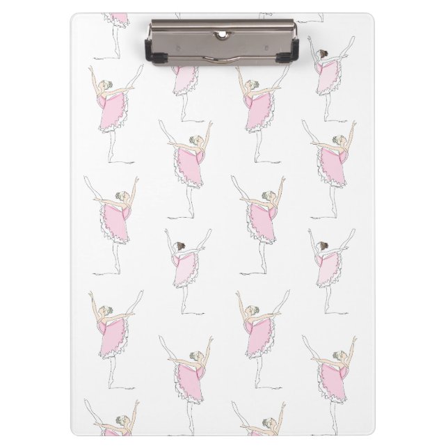 Pranchetas Ballerina Rosa Dançarina Rosa Rosa Rosa (Frente)