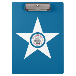 Pranchetas Bandeira da cidade de Houston, Texas Clipboard