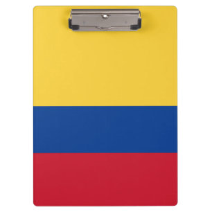 Pranchetas bandeira da Colômbia