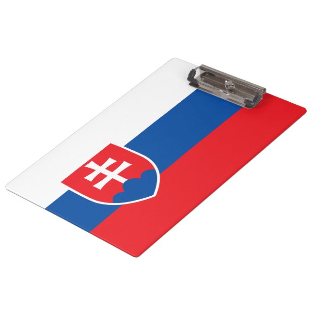 Pranchetas Bandeira da Eslováquia (Inclinado)