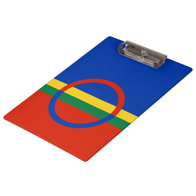 Pranchetas Bandeira da Lapónia (Natal) (Sami) (Laplander) (Inclinado)