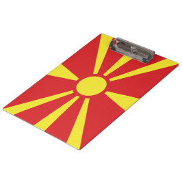 Pranchetas Bandeira da Macedônia do Norte