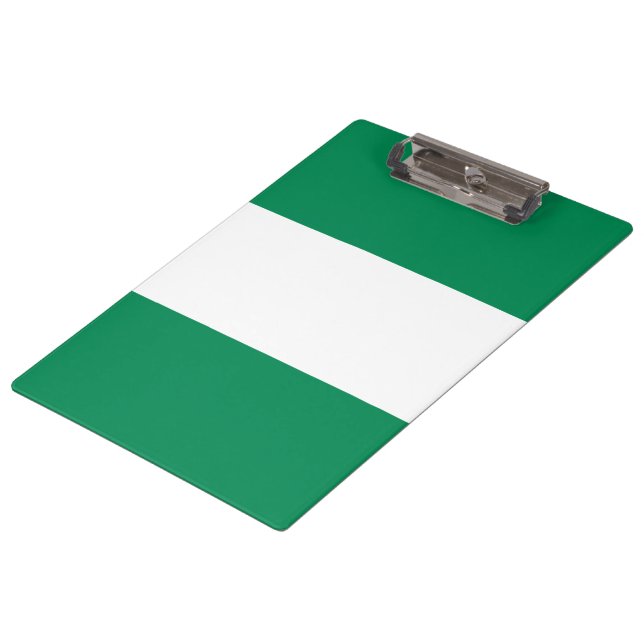 Pranchetas Bandeira da Nigéria (Inclinado)