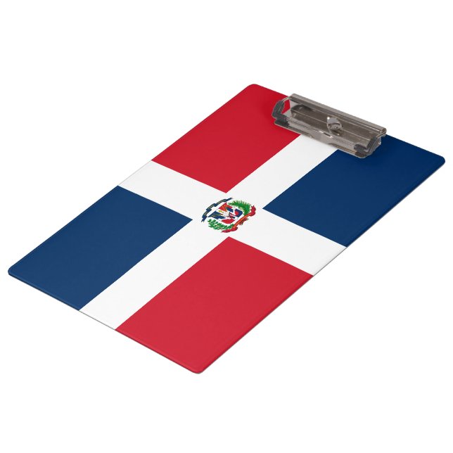 Pranchetas Bandeira da República Dominicana (Inclinado)