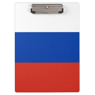 Pranchetas bandeira da Rússia