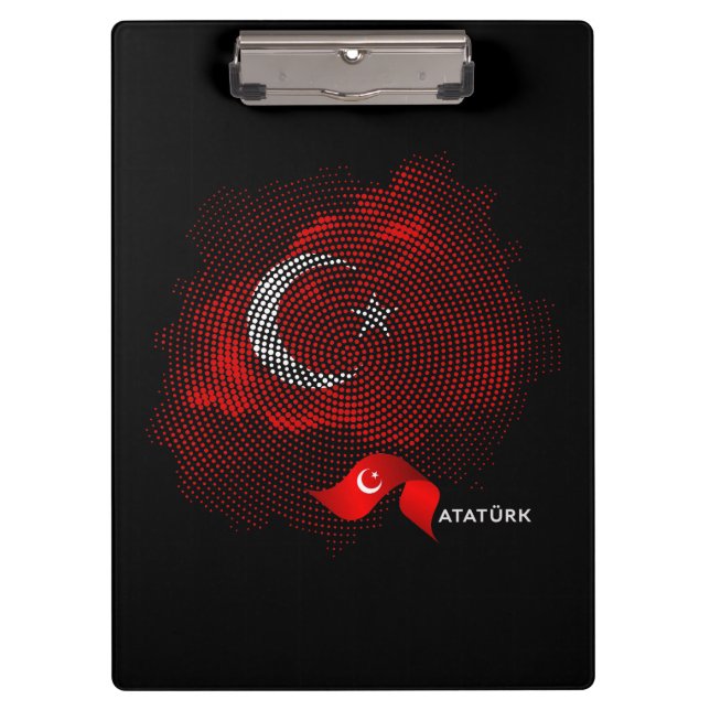 Pranchetas Bandeira da Turquia (Frente)