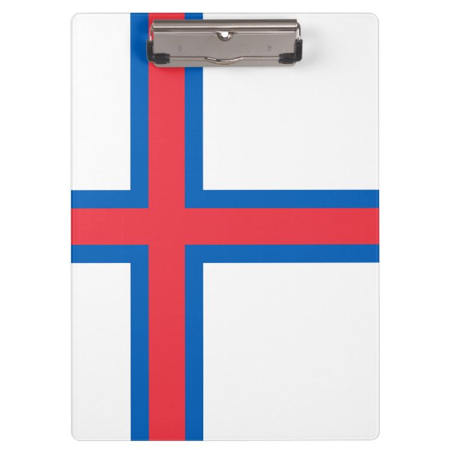 Pranchetas Bandeira das Ilhas Faroé (Frente)