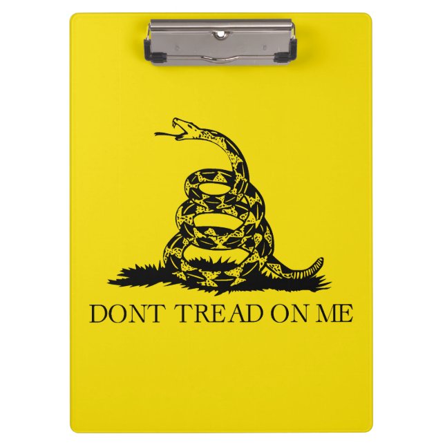 Pranchetas Bandeira de Gadsden Rattlesnake: Guerra Revolucion (Frente)
