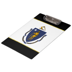 Pranchetas bandeira de Massachusetts
