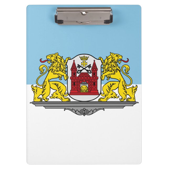 Pranchetas Bandeira de Riga, Letônia Clipboard (Frente)