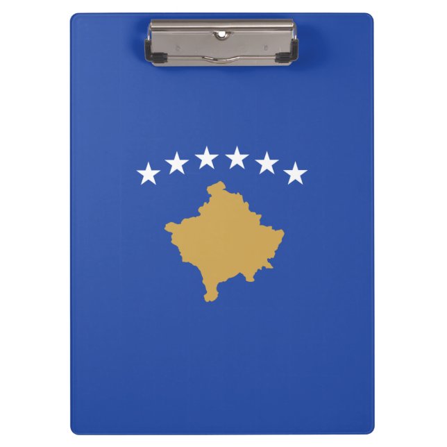 Pranchetas Bandeira do Kosovo (Frente)