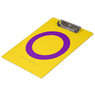 Pranchetas Bandeira do orgulho intersexo SlipperyJoe's fundo
