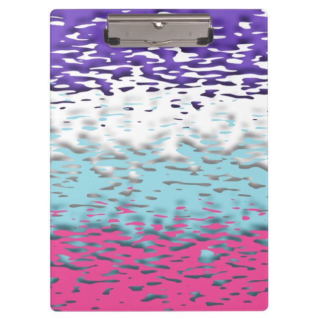 Pranchetas Bandeira do Orgulho Multissexual Funky Trippy Ripp (Frente)