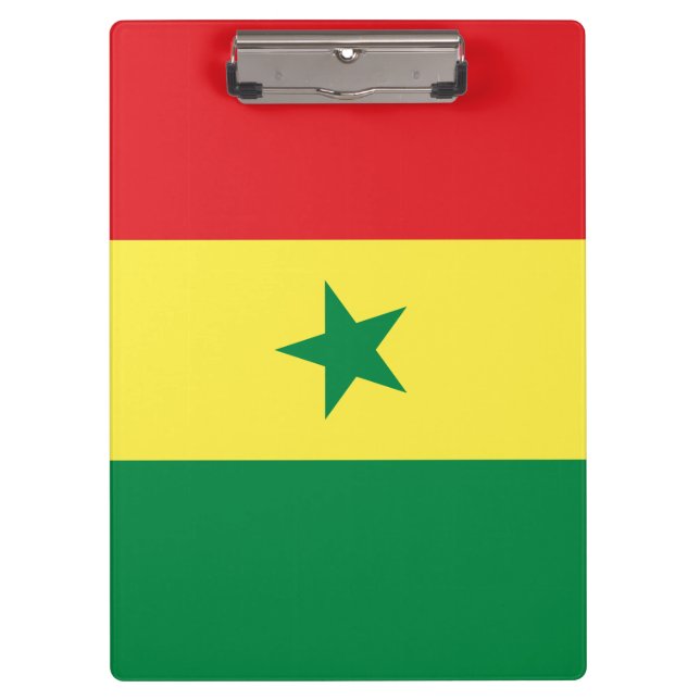 Pranchetas Bandeira do Senegal (Frente)