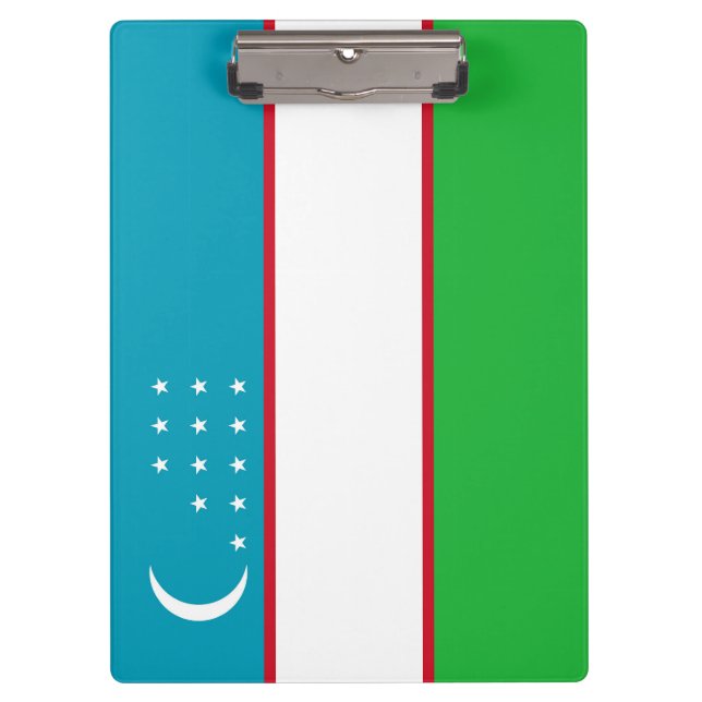 Pranchetas bandeira do Usbequistão (Frente)