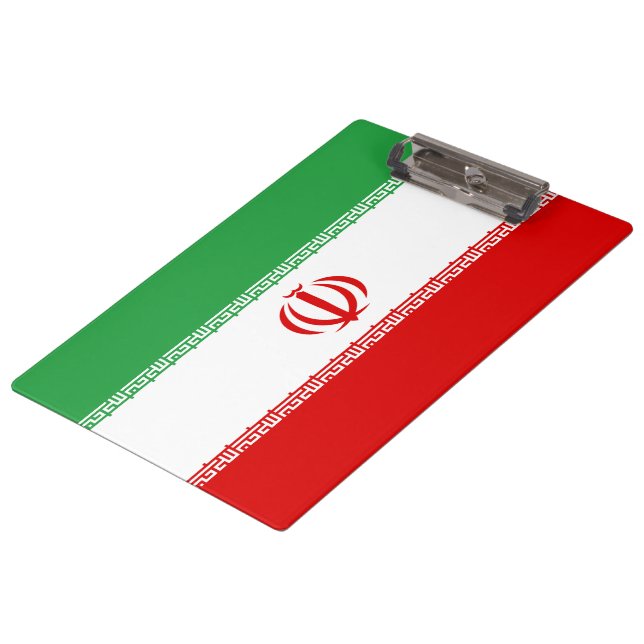 Pranchetas Bandeira Iraniana (Irã) (Persa) (Inclinado)