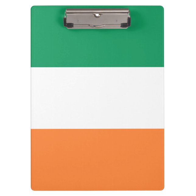 Pranchetas Bandeira Nacional da Irlanda, Padrão Irlandês, Est (Frente)