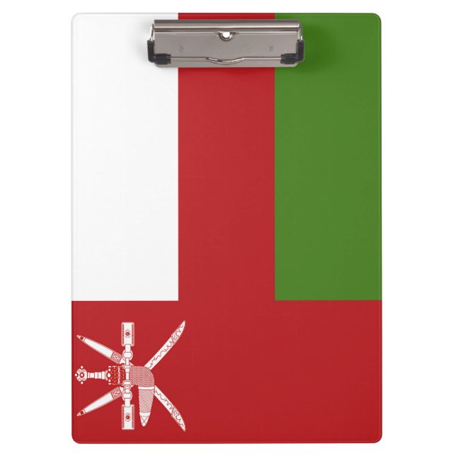 Pranchetas bandeira Omã (Frente)