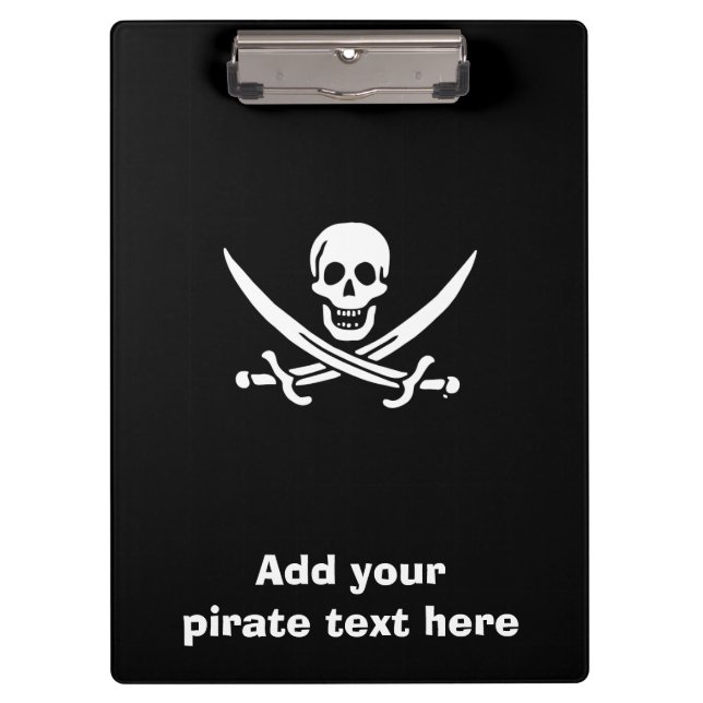 Pranchetas Bandeira pirata de Jolly roger (Frente)