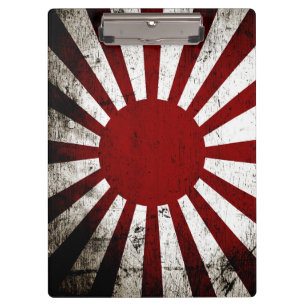 Pranchetas Bandeira preta de Sun de ascensão de Japão do