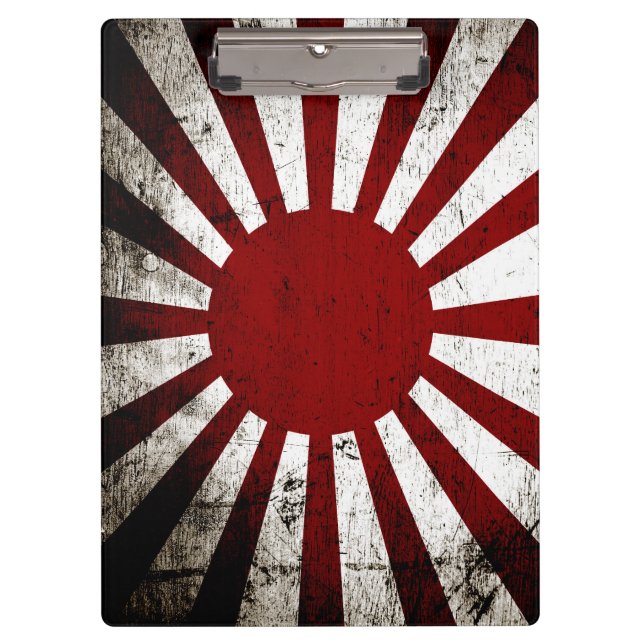 Pranchetas Bandeira preta de Sun de ascensão de Japão do (Frente)
