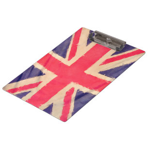 Pranchetas BANDEIRA UNION JACK grunge