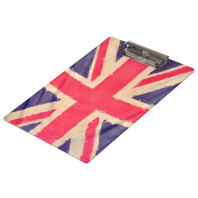 Pranchetas BANDEIRA UNION JACK grunge (Inclinado)